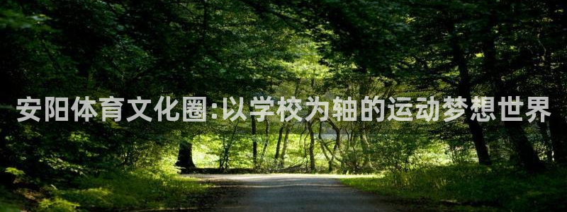 哈哈体育下载：安阳体育文化圈:以学校为轴的运动梦想世界